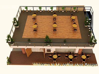 Coffee Shop Design 3d architecture backyard design cafe coffee shop design design exteriordesign garden design interiordesign landscape design