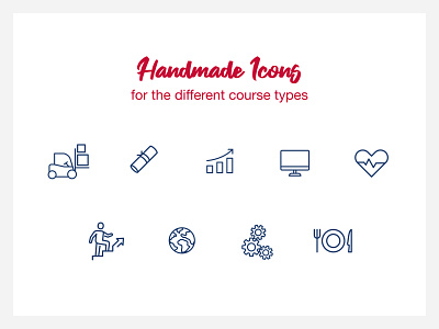 BFI Icons bfi courses custom e commerce economy handmade health icon icons languages pictogram tourism webdesign