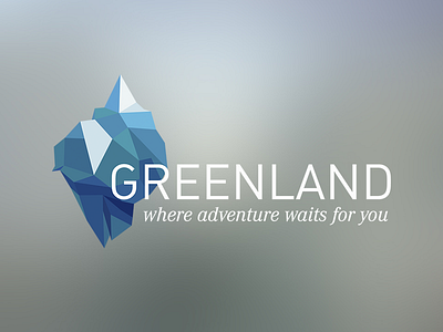 Greenland Logo ci greenland grönland logo lowpoly polygon