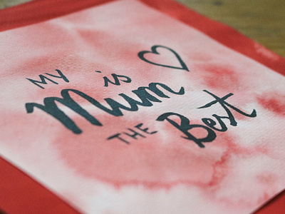 Happy mothers day! calligraphy card handlettering handwritten lettering mothersday mum