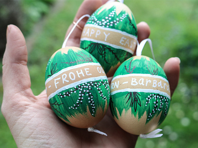 Easter Eggs easter easter eggs eggs handlettering handmade holiday illustration nature ostern plants season