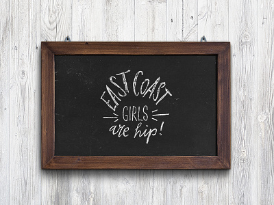 Beach Boys beachboys calligraphy chalboard chalk chalklettering eastcoast handlettering illustration typography