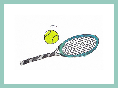 Tennis illustration