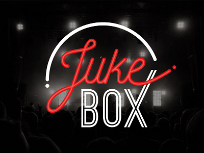 Jukebox band bandlogo font jukebox logo music neon retro style