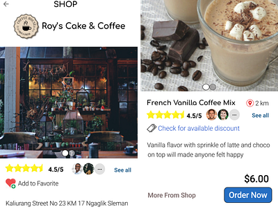 UI/UX Design For a Coffee Shop Delivery App application design design app figma mobile design mockup prototype prototype animation prototyping ui ux ui design ux ui ux design web design