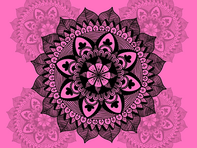 pink mandala