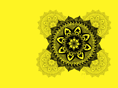 yellow mandala digital art doodle mandala mandala design mandalaart mandaladrawing mandalatherapy mandalaworld
