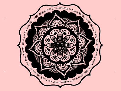 Soft pink mandala digital art digitaldrawing mandala mandala art mandala design mandalaart mandaladrawing mandalalove mandalas mandalatherapy mandalaworld