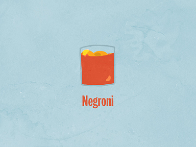 Cocktails - Negroni after effects animation cel animation cocktails frame by frame gif hand drawn loop minimal mograph motion design negroni procreate school of motion