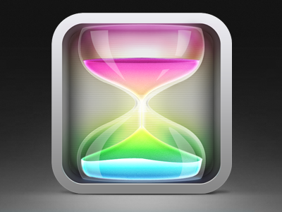 Sand Of Time app calendar countdown date deadline due event glass icon ios iphone meeting milestone rainbow reminder schedule time timer