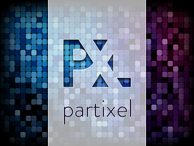 The Art Of Pixel blue violett logo pixel sign