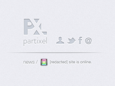 Interim Partixel Micro About Site about micro portfolio site website