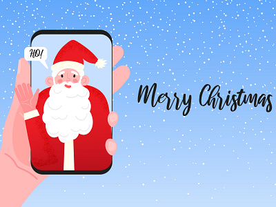 Video call from Santa