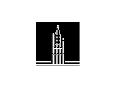 Power and Light Building architecture building icon illustration kansas city
