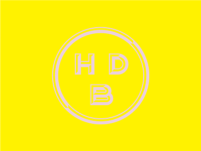 HDB bevel icon logo mark monogram typography