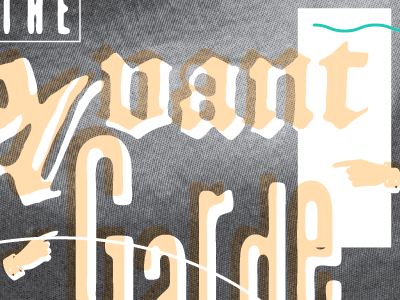 Avant Garde avant garde book cover typography