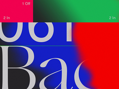 016 color gradient poster type