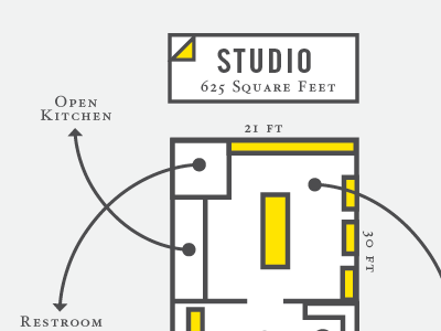 Imaginary Floor Plan floor plan illustration typography