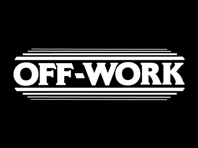 Off-Work II branding logo typography wordmark