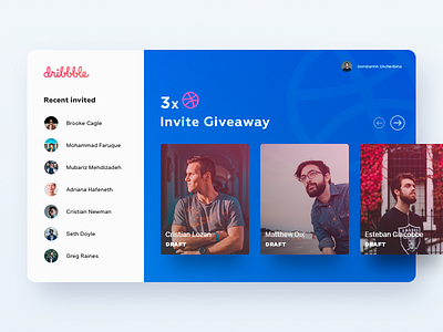 Dribbble invite