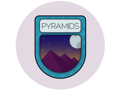 Pyramids design illustrator