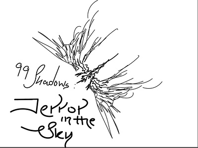 terroninthesky art dark design illustration linear winged wingmaker