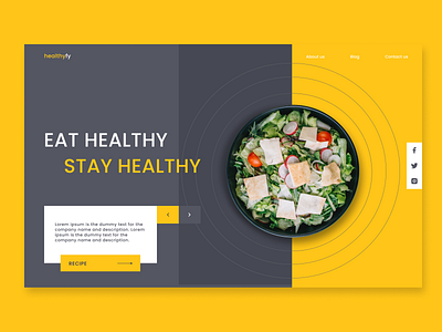 Health and Fitness. design landing page website design