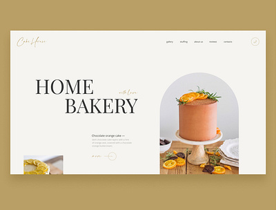 Cake House / UI / Concept bakery cake concept desktop store ui uidesign web webdesig