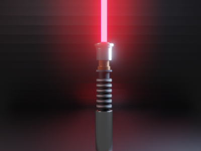 lightsaber in blender by Gaurav Jha on Dribbble