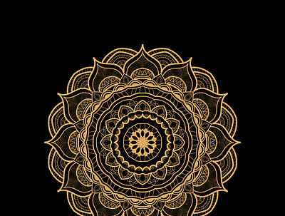 Mandala Logo adobe illustratur geometric mandala graphic design logo logo design mandala design mandala logo simple mandala unique mandala