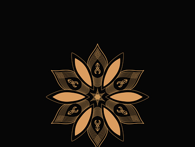 Mandala logo adobe illustratur geometric mandala graphic design logo logo design mandala design mandala llogo simple mandala unique mandala