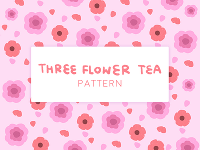 Pattern Three Flower Tea