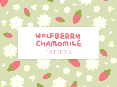 Pattern Wolfberry Chamomile