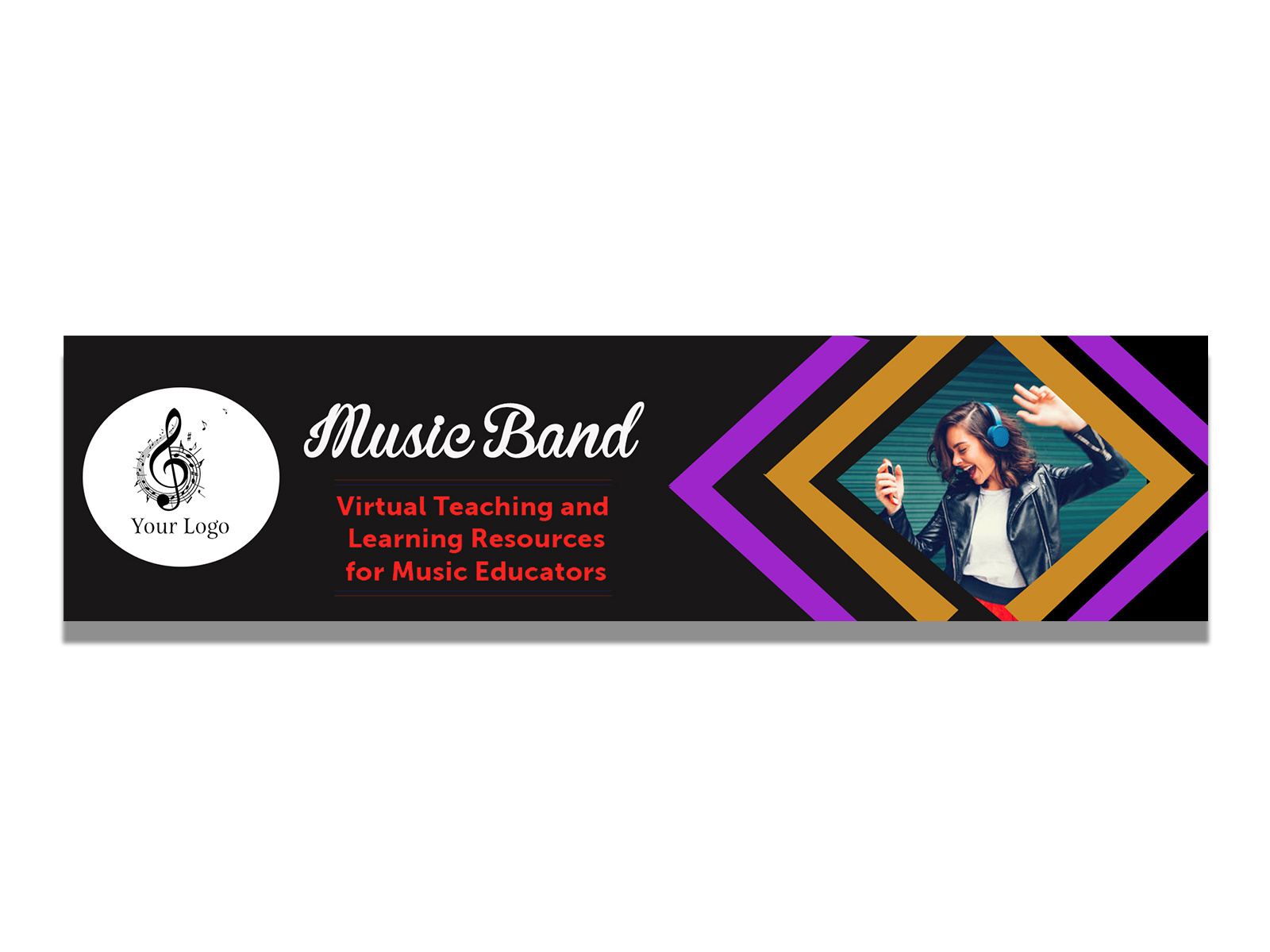 Music band banner by Prosenjit Saha on Dribbble