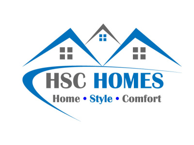 HSC HOMES illustration logo