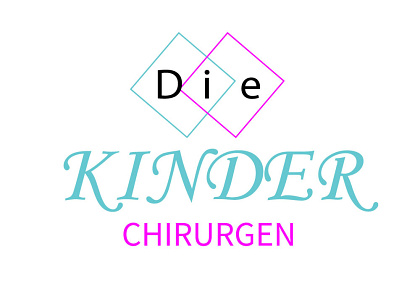 DIE KINDER design illustration logo vector