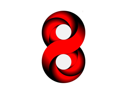 8 Logo 3d 8 logo animation graphic design illustration logo vector