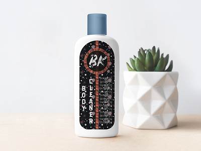 Body Cleaner art branding design graphic design illustration illustrator minimal shampoo shower gel typography vector