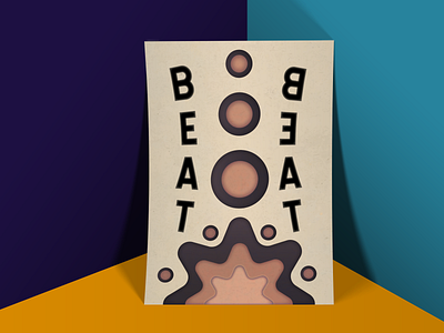 Beat Poster art branding design graphic design minimal vector