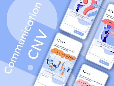 iOS App | Communication app challenge cnv communication design development figma mobile nvc self-improvement ui ux