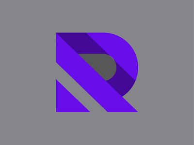 R type logo design