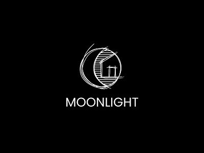 Moonlight app art design flat graphic design icon illustration logo minimal vector