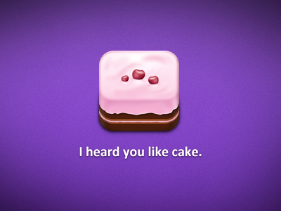 Cake Icon cake icons ios iphone photoshop vectors