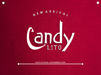 Candy Lito Font christmas decorative font font awesome greeting card lollipop modern natal postcard santa snow tahun baru