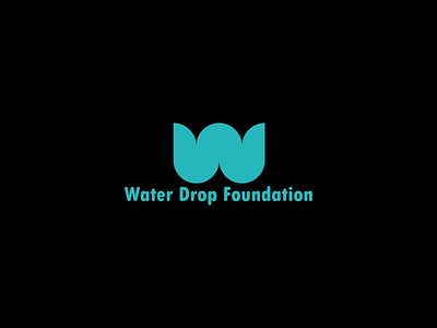 Water drop foundation logo circle logo design droplogo graphicdesign illustration logo logo design logodesign round logo simple simple logo smart water water drop water drop logo water drops watercolour waterdrop waterdrops