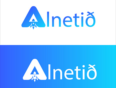 Alneti beauty product creative logo customlogo design icon illustrator logo minimal typography vector