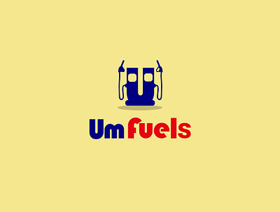 Um fuels branding creative logo design graphic design icon illustration logo typography ui ux vector