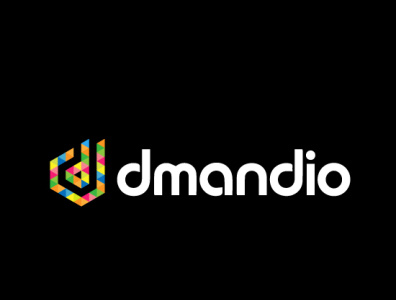 Dmandia logo 3d animation branding creative logo design graphic design icon illustration logo motion graphics typography ui ux vector