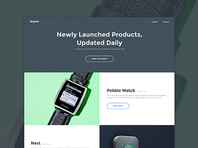 Homepage | Product Display