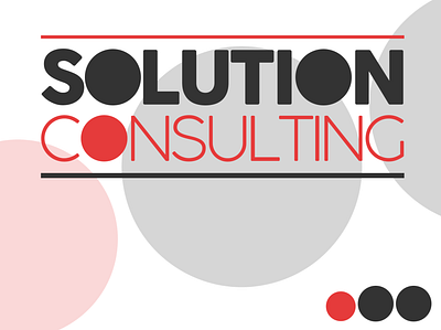 SOLUTION consulting logo business card consulting consulting logo flat logo logo logo design simple logo text logo
